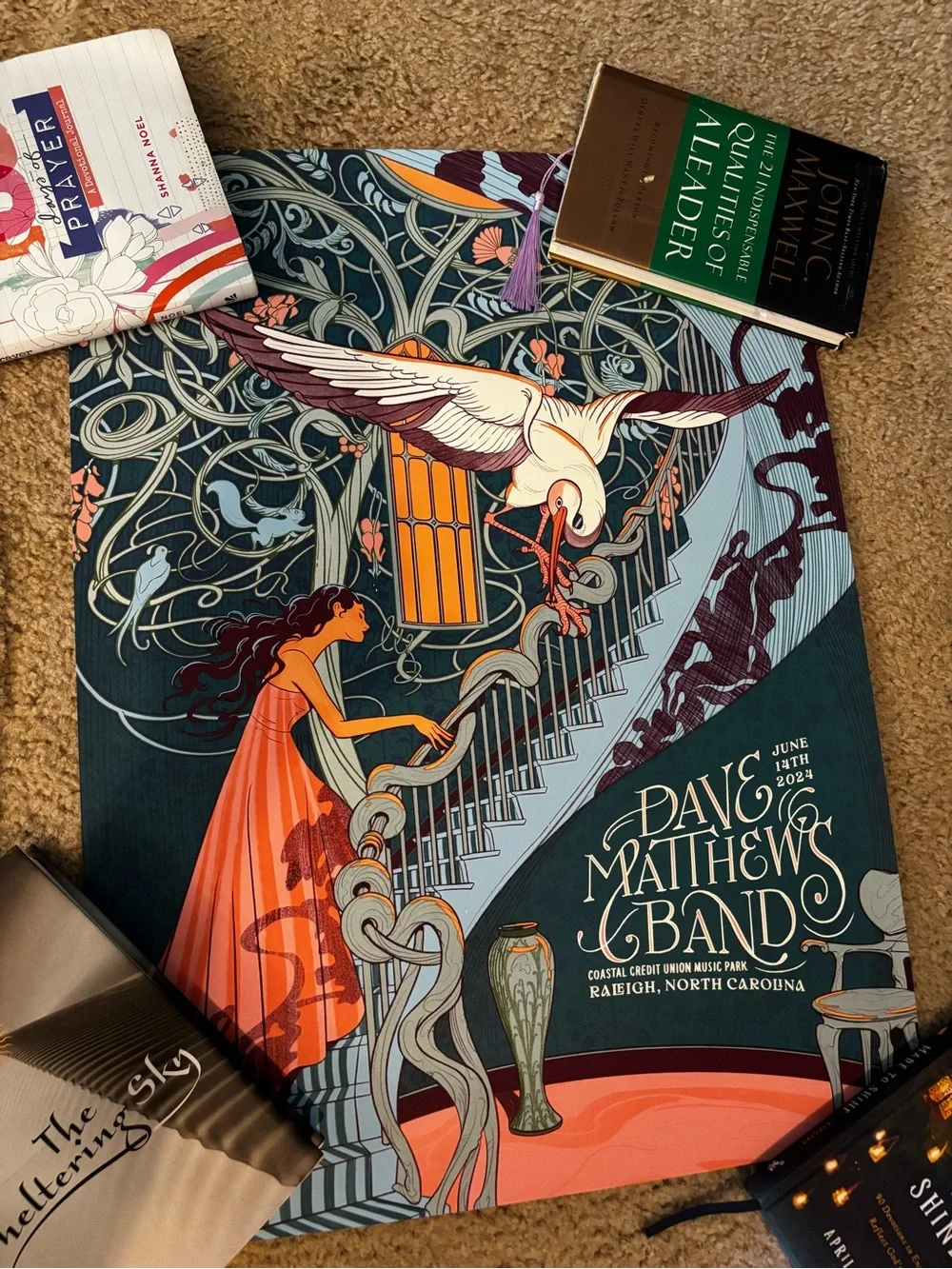 DMB Poster Mint Condition June 14, 2024, show in Raleigh, North Carolina.